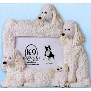  Poodle (White) K 9 Kreations Picture Frame