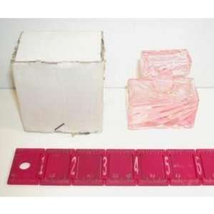  New   1 Oz. Pink Glass Empty Perfume Spray Bottle Case 