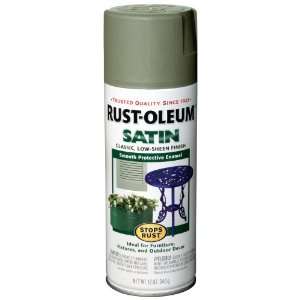  Rust Oleum 7720830 Satin Enamels Spray, Sage, 12 Ounce 