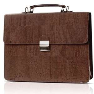  Corkor Executive Briefcase, Brown Cork Eco friendly 