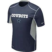 Nike Dallas Cowboys Sideline Hypercool Speed Dri FIT T Shirt    