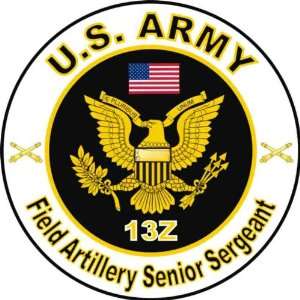  United States Army MOS 13Z Field Artillery Senior Sergeant 