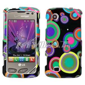 LG VX8575 (Chocolate Touch) Groove Bubble/Black Phone Protector Cover