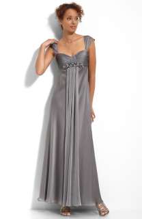 JS Collections Drape Front Chiffon Gown 16  