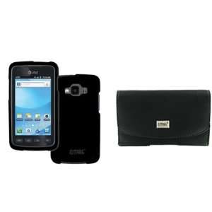  EMPIRE Samsung Rugby Smart I847 Black Leather Case Pouch 