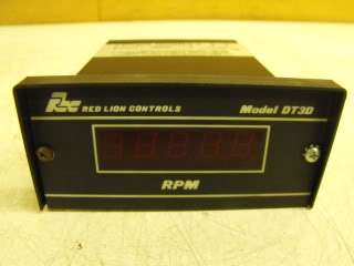 RED LIONS CONTROLS DITAK 3D 5 DIGIT RATE INDICATOR NEW  