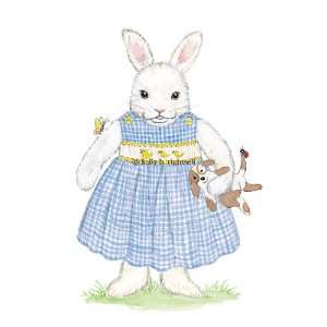  lyla bunny (bunny w/puppy) unframed Toys & Games