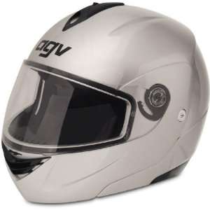  AGV Miglia Modular Motorcycle Helmet Silver Extra Large 