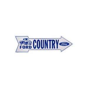  Ford Country Arrow Metal Sign 