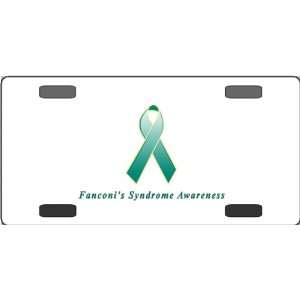  Fanconis Syndrome Awareness Ribbon Vanity License Plate 
