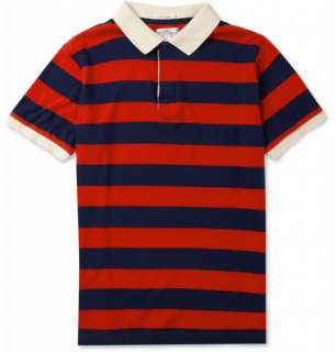  Clothing  Polos  Short sleeve polos  Striped Fine 