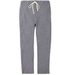 The Elder Statesman Knitted Cotton and Cashmere Blend Trousers