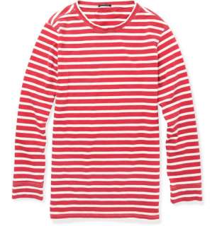  Clothing  T shirts  Long sleeves  Breton Stripe 