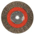 Forney Industries Arbor Coarse Crimped Wire Bench Wheel 6