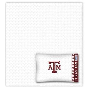  Texas A&M Aggies Queen Size Sheets Set