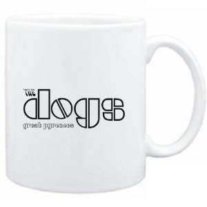  Mug White  THE DOGS Great Pyrenees / THE DOORS TRIBUTE 