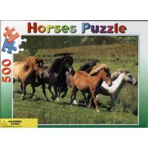  Horses and Ponies Racing Across A Field Toys & Games