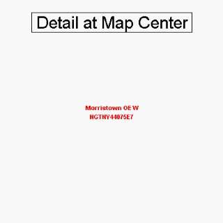  USGS Topographic Quadrangle Map   Morristown OE W, New 