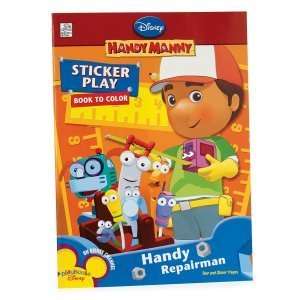  Handy Manny Sticker and Coloring Book with Crayons Toys & Games