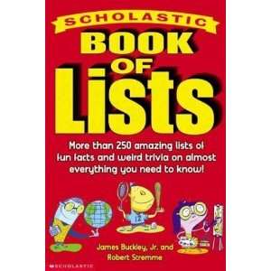    Scholastic Book Of Lists [Paperback] Robert Stremme Books