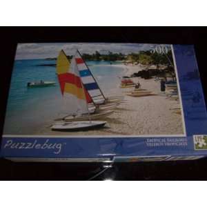  Tropical Sailboats a 500 Piece Puzzle By Puzzlebug Toys 
