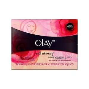  Olay Bath Bar Silk Whimsy Size 2X4.25OZ Beauty