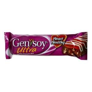 Genisoy, Bar Prtn Ultra Chocolate Rspbr, 1.6 Ounce (12 Pack)  