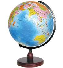 Blue Marble Earth Globe with Stand 3D Spherical Puzzle  