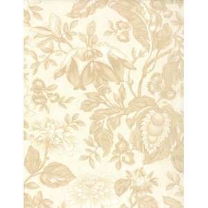  Moda 3 Sisters Papillon Jacobean Floral Natural Tonal by 