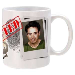  Robert Downey Jr. Mug Shot Collectible Mug Everything 