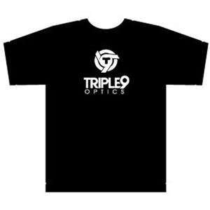  Triple 9 Optics Logo T Shirt   Small/Black Automotive