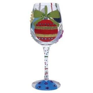  Lolita Holiday 2011 Wine Glass I Love Santa