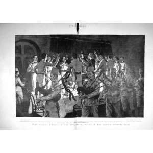   Damaged Print 1898 Soudan War Suakin Brigade Mess Army