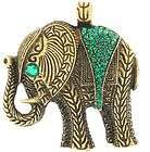 large brass elephant  