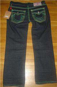 True Religion Brand Name Jeans Mens Ricky Super T Premium Denim Size 