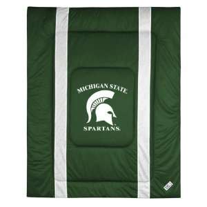   State Spartans Sideline Comforter   Full/Queen Bed