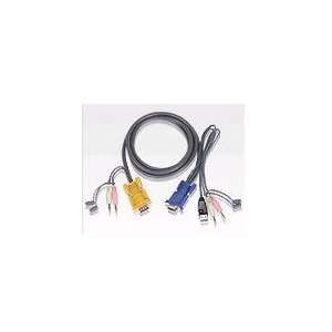  Aten 4 USB KVM Cable For Cs1758 W/Audio Support Speaker 