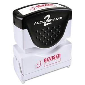 Accustamp2 Shutter Stamp with Microban, Red, REVISED, 1 5 