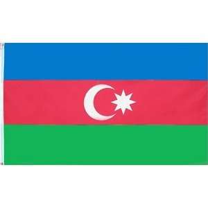  Azerbaijan Flag Polyester 3 ft. x 5 ft.