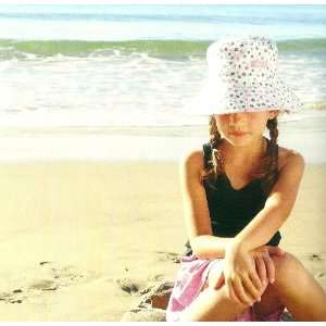   Cotton Sun Hat Milly Wide Brim Pink, UPF50+