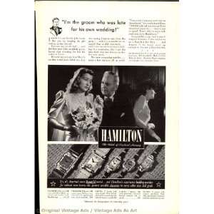 1941 Hamilton Im the groom who was late for his own 