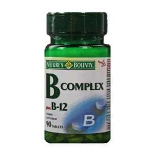  Natures Bounty  Vitamin B Complex & Vitamin B 12, 90 