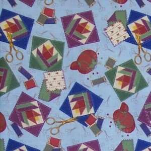  44 Fabric Sewing with Nancy with Scissor, Thread, Pattern 