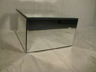 Beveled Mirror Cube Coffee Table (0964)r  