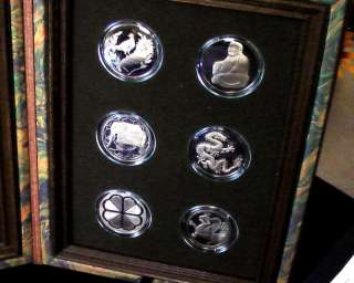 Franklin Mint Good Luck Medal Collection,Limited Edition T.L.  