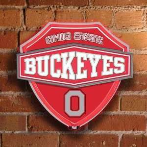  Ohio State Buckeyes Neon Shield Wall Lamp