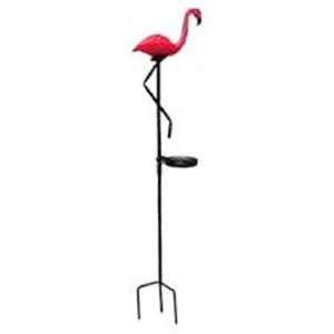 Lumisol Electrical Ltd PL 1050 7 Solar Pink Polyresin Flamingo Stake 