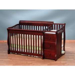    Tuscany 4 in 1 Convertible Crib Combo in Cherry