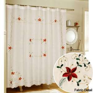   Christmas Shower Curtain Holiday Clearnce Sale