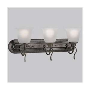   Bronze Aspen Rustic / Country 3 Light Bathroom Fixture from the Asp
